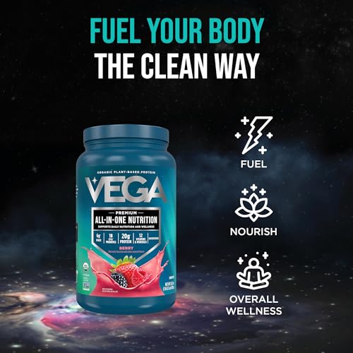 Organic Vegan All-in-One Protein Powder – Superfood Blend