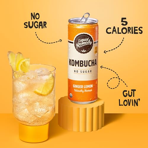 Organic Sugar-Free Kombucha Drink – 355ml
