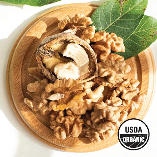 Organic Raw California Walnut Halves – Unsalted & Shelled