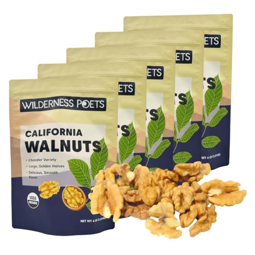 Organic Raw California Walnut Halves – Unsalted & Shelled
