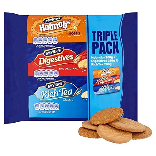 McVities Biscuits Triple Pack 750g - Pack of 6