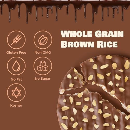 Thin Chocolate Rice Cakes – Gluten-Free Snack
