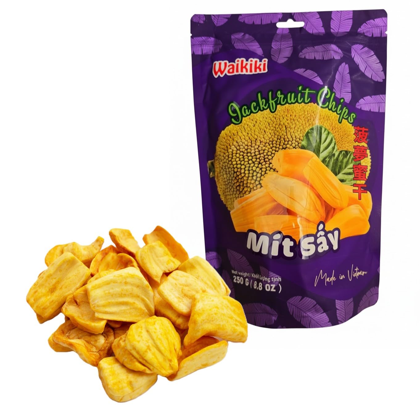 Organic Dried Jackfruit Chips – Unsweetened Crunchy Snack