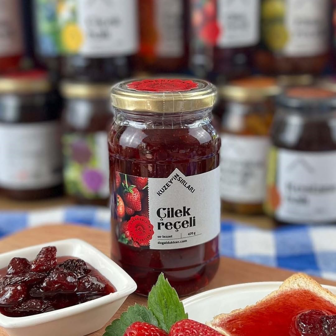 Organic Strawberry Jam – Additive-Free, 430g