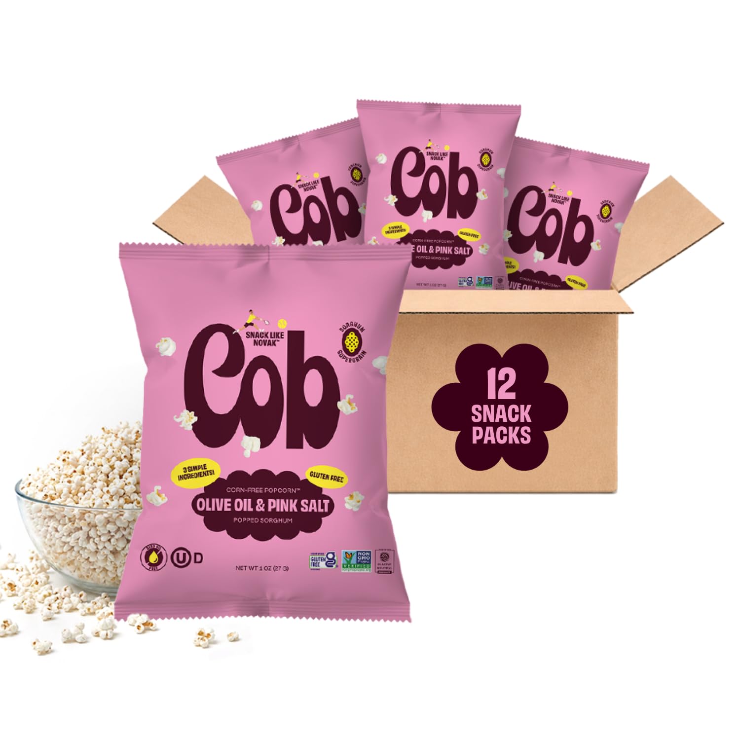 Seriously Cheesy Popped Sorghum – 24 Pack