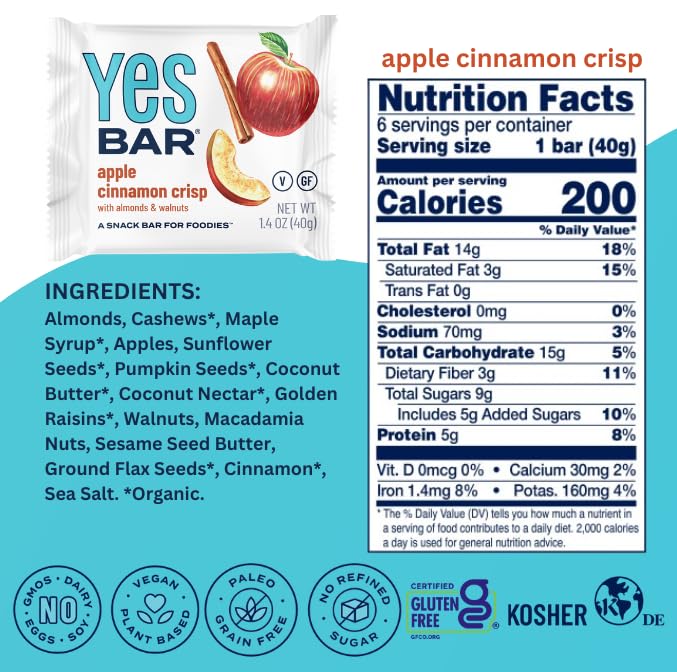 YES Nut Bar - Healthy Snack Bar