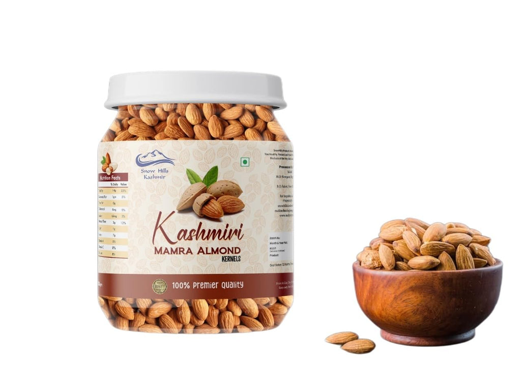 Organic Kashmir Mamra Almonds – Natural Raw Badam