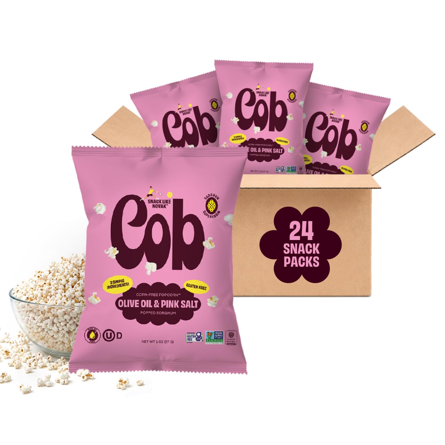 Seriously Cheesy Popped Sorghum – 24 Pack