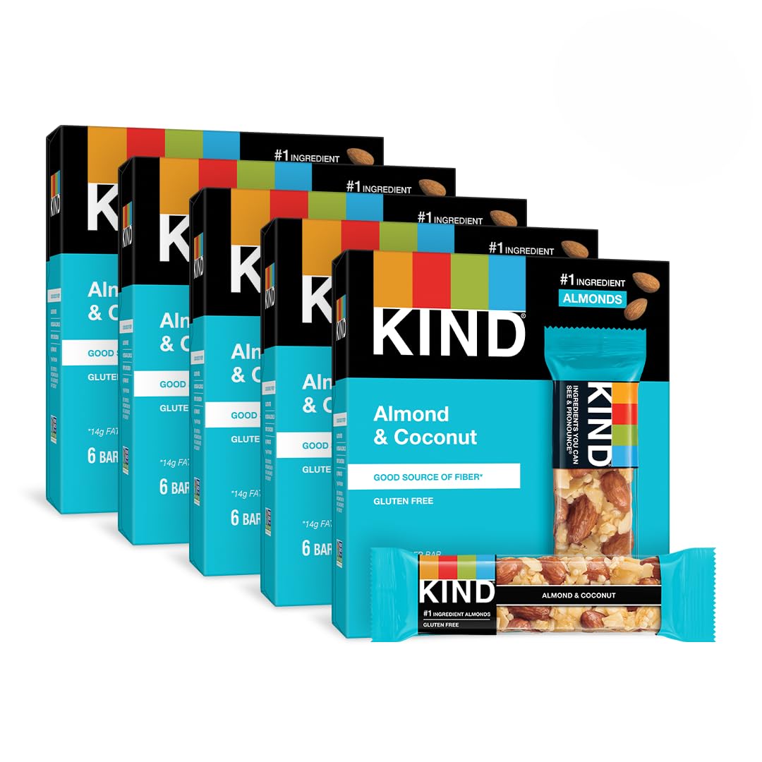 KIND Almond & Coconut Bars, Low Glycemic Index, Gluten Free Bars
