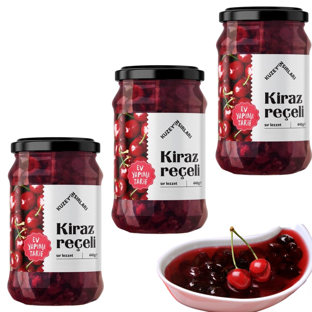 Organic Cherry Jam – Additive-Free, 440g
