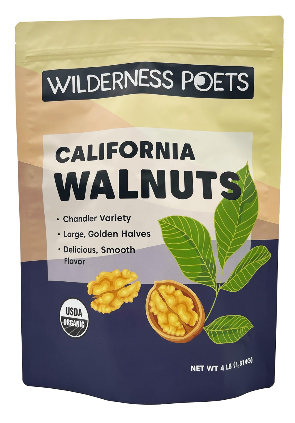 Organic Raw California Walnut Halves – Unsalted & Shelled