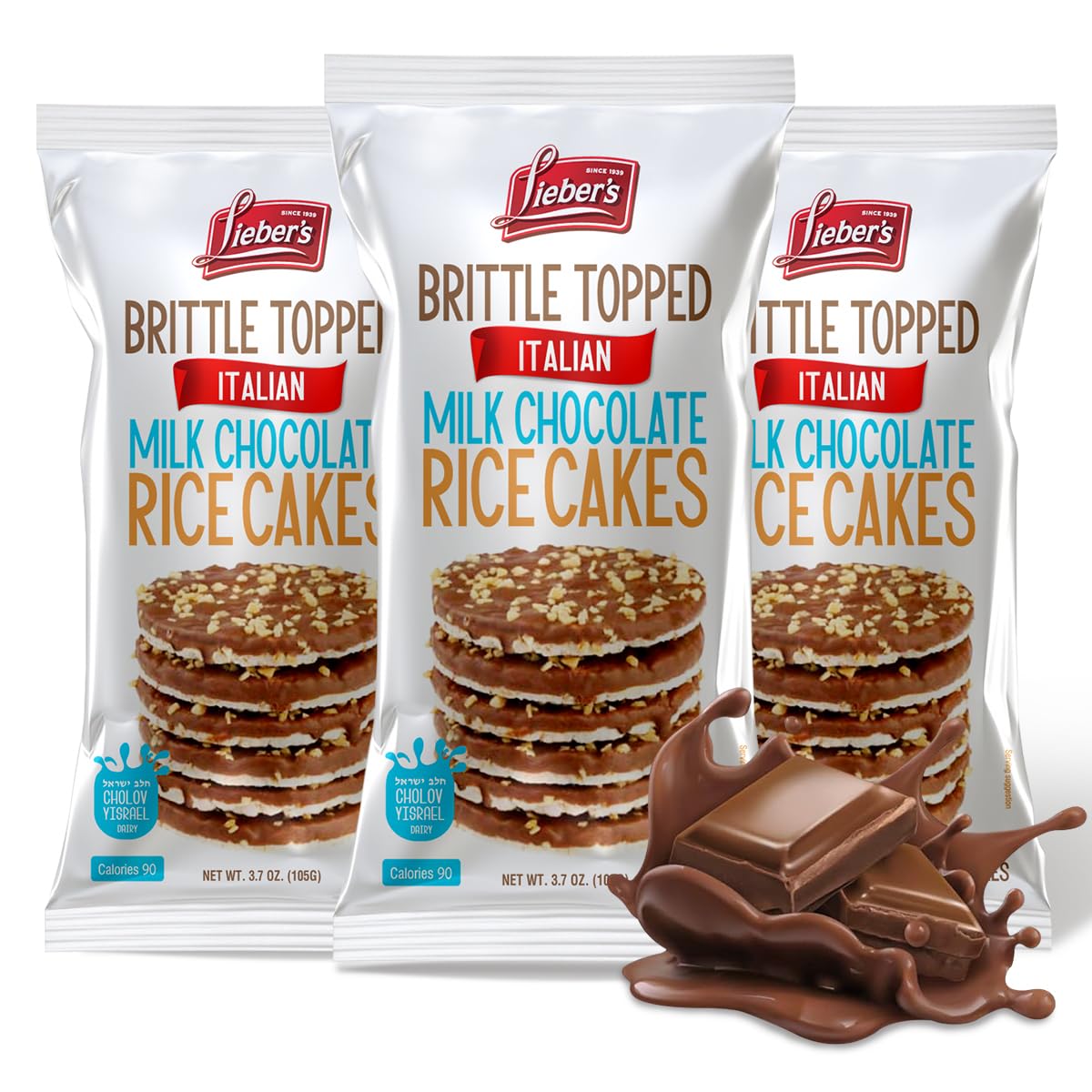 Thin Chocolate Rice Cakes – Gluten-Free Snack