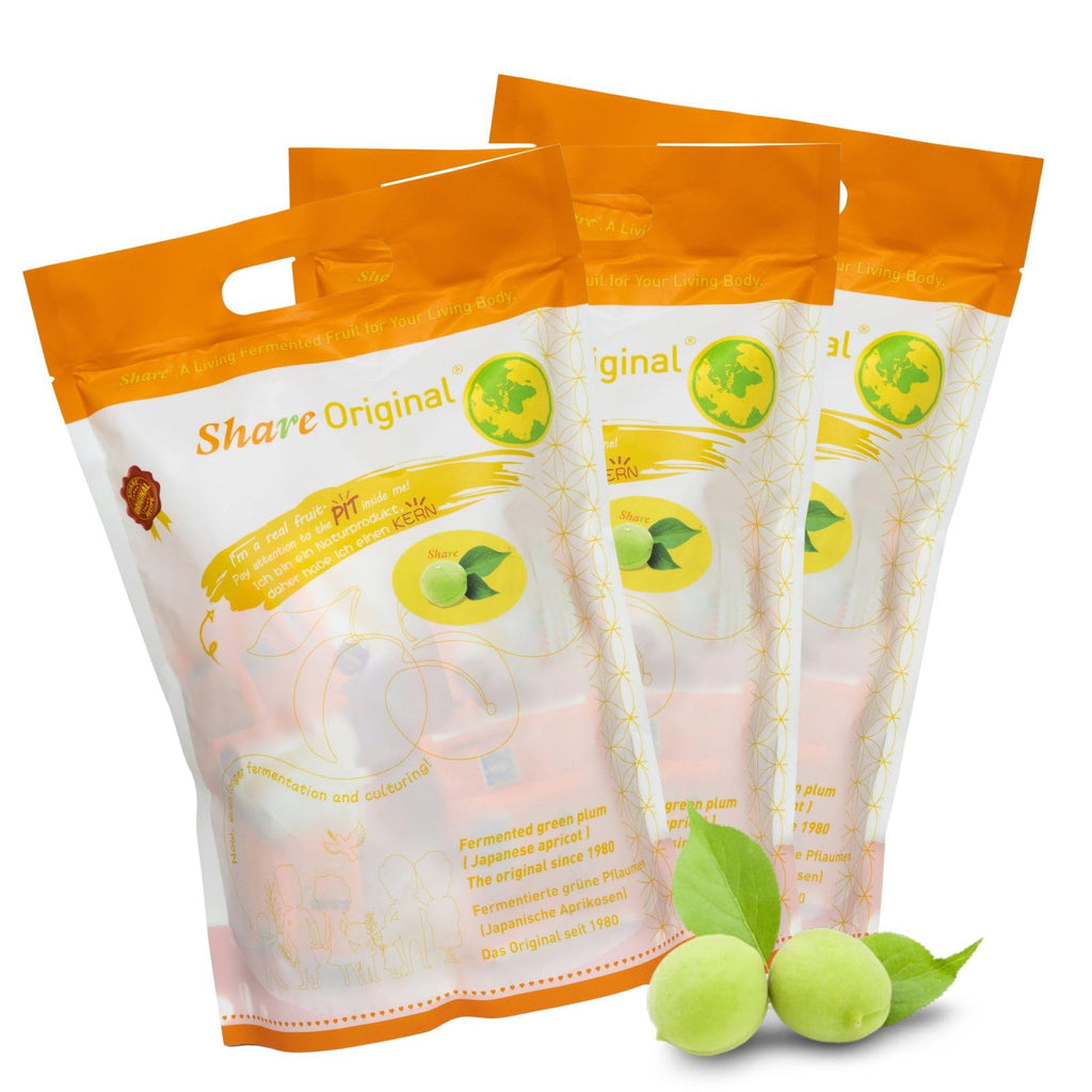 Fermented Green Plum Japanese Apricot – 3 × 1.1 lb