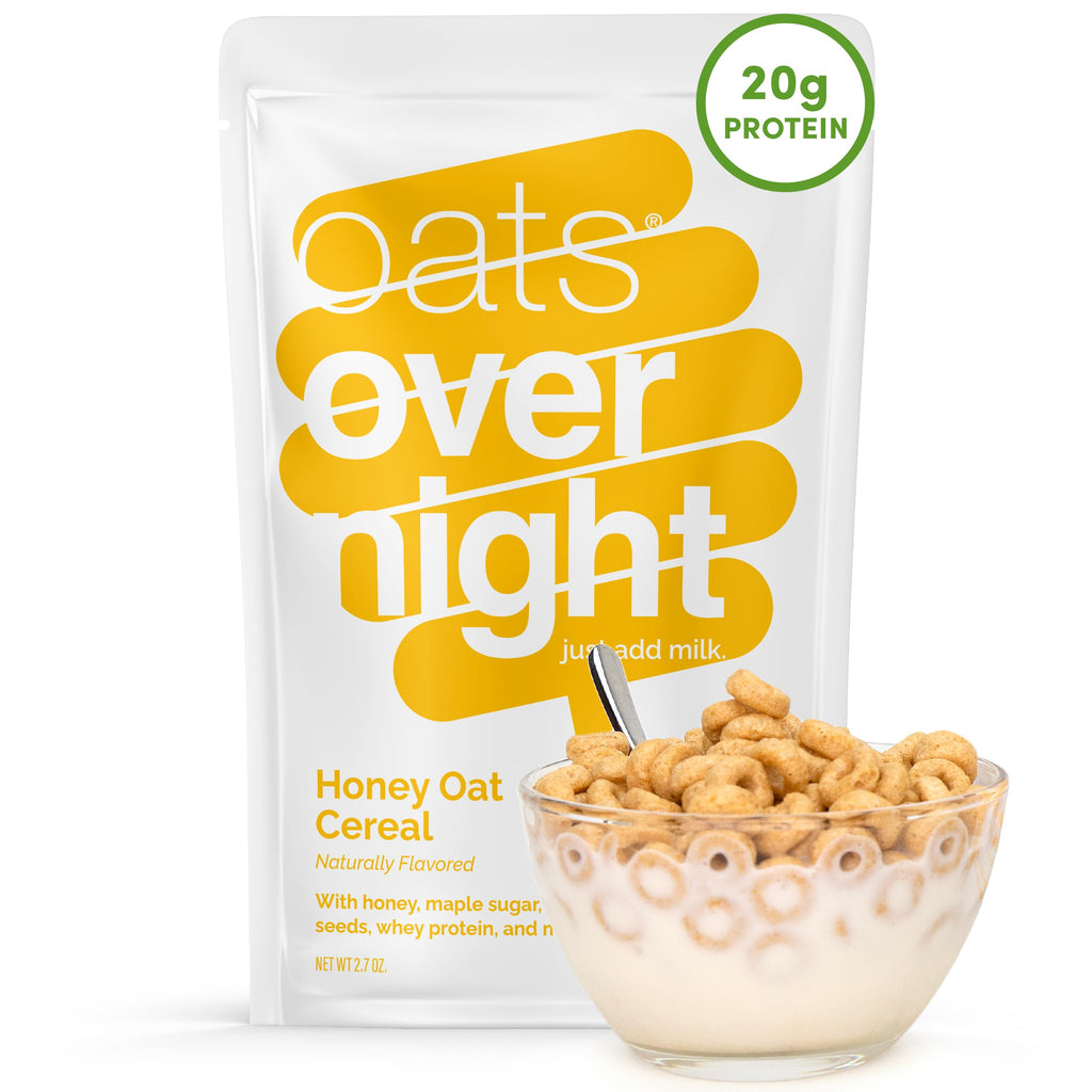 Oats Overnight Honey Oat Cereal – High Protein Oatmeal