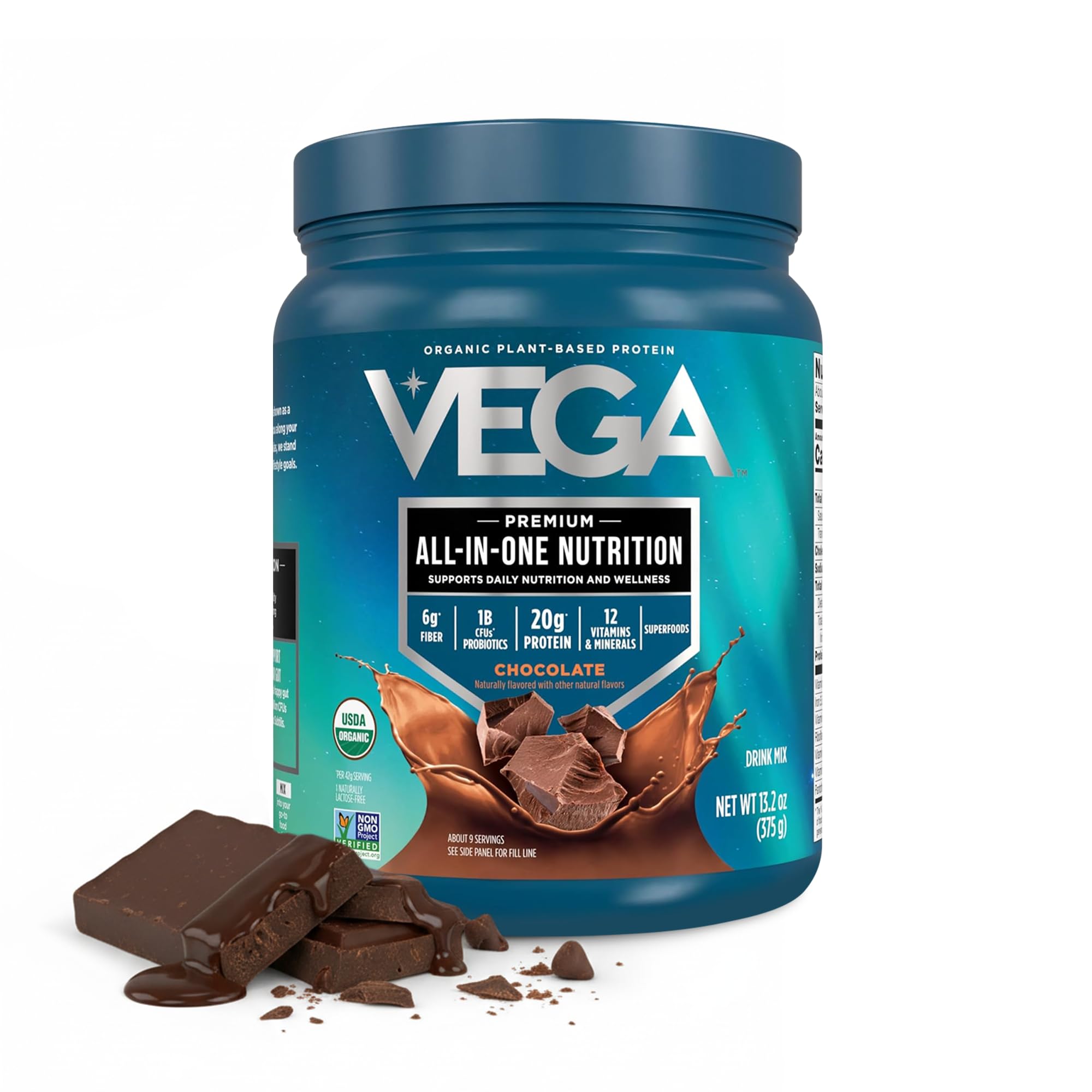 Organic Vegan All-in-One Protein Powder – Superfood Blend