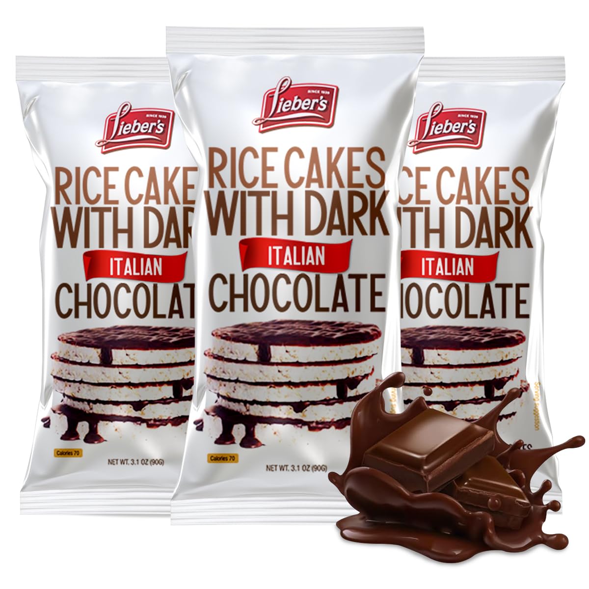 Thin Chocolate Rice Cakes – Gluten-Free Snack