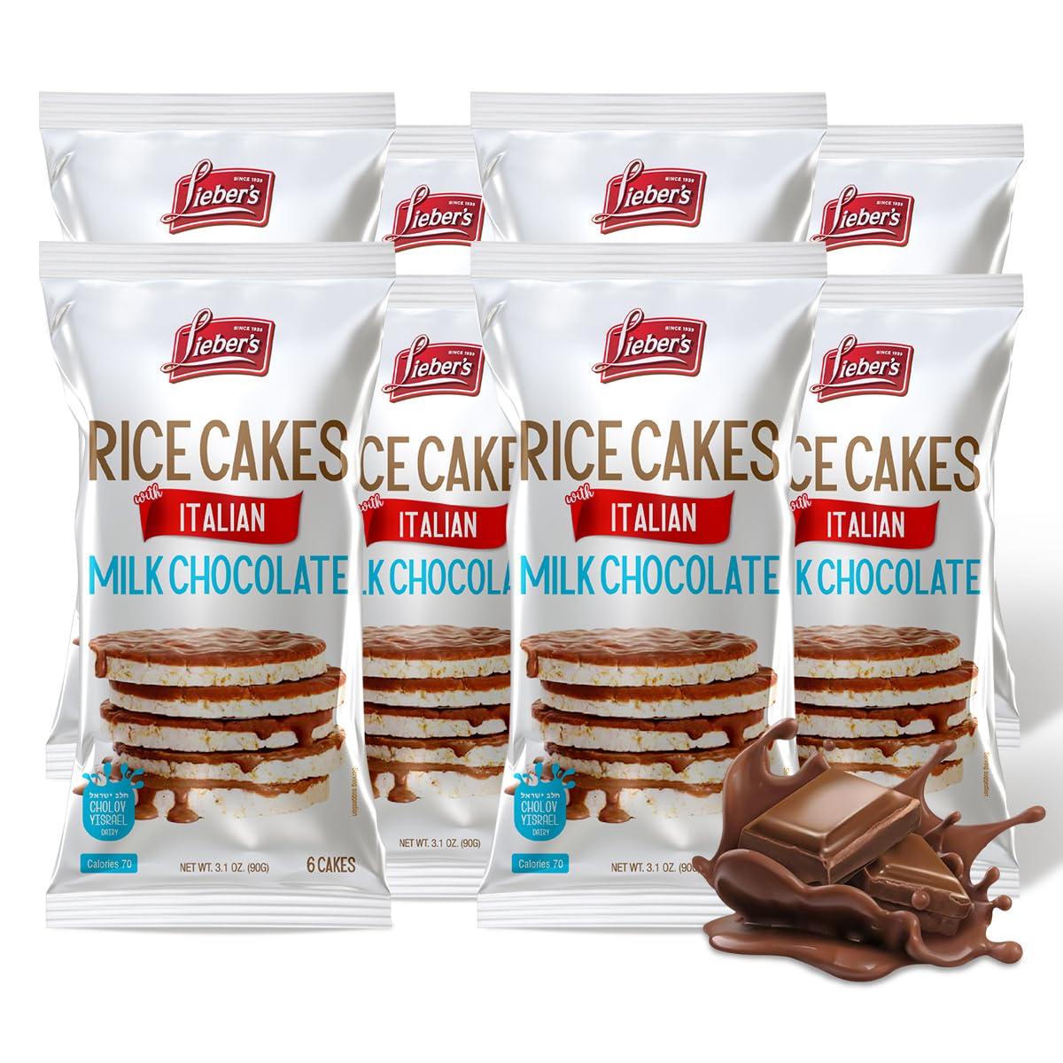 Thin Chocolate Rice Cakes – Gluten-Free Snack