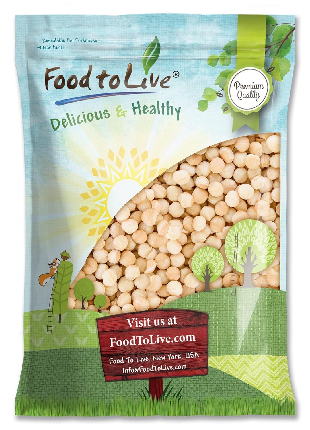 Food to Live Whole Macadamia Nuts