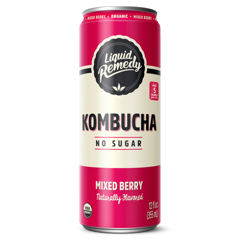 Organic Sugar-Free Kombucha Drink – 355ml