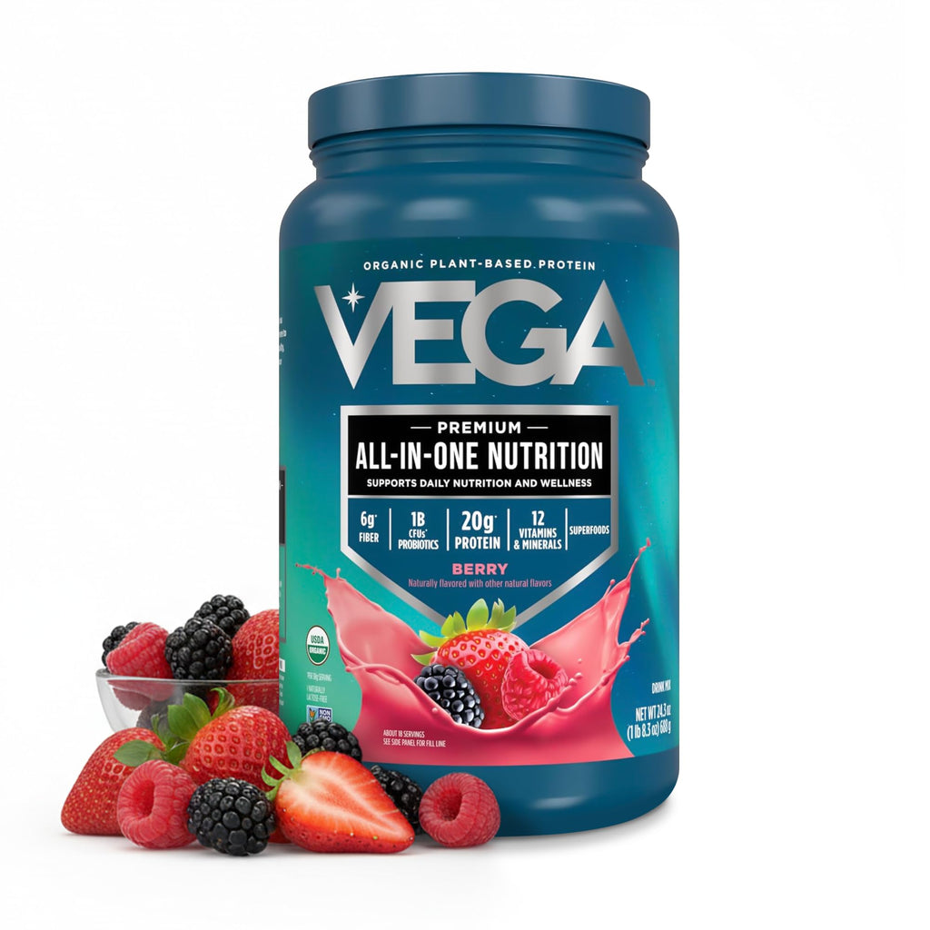 Organic Vegan All-in-One Protein Powder – Superfood Blend
