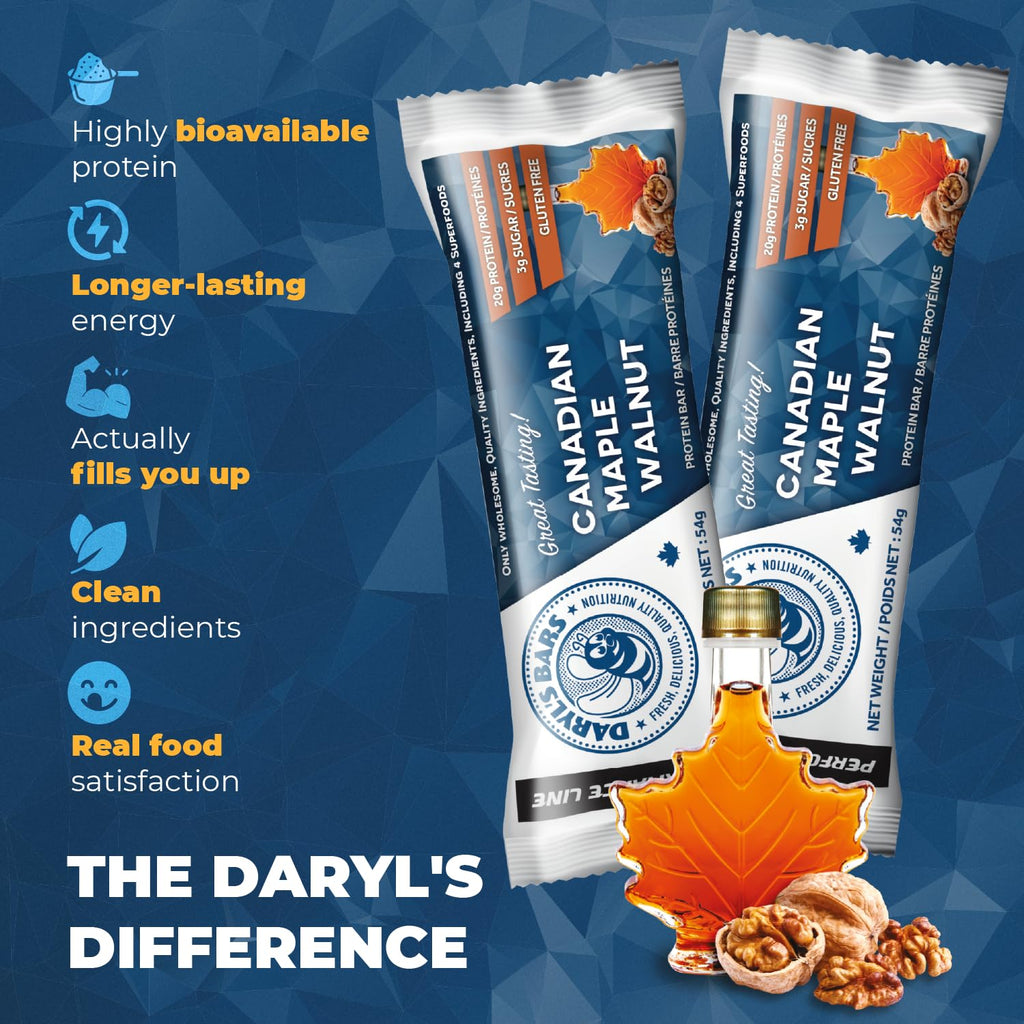 Daryl's Bars Sweet and Savoury Bars best combo of tastes and Energy