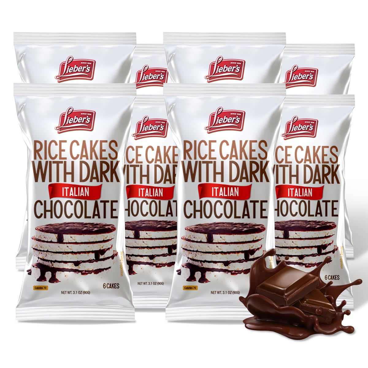 Thin Chocolate Rice Cakes – Gluten-Free Snack