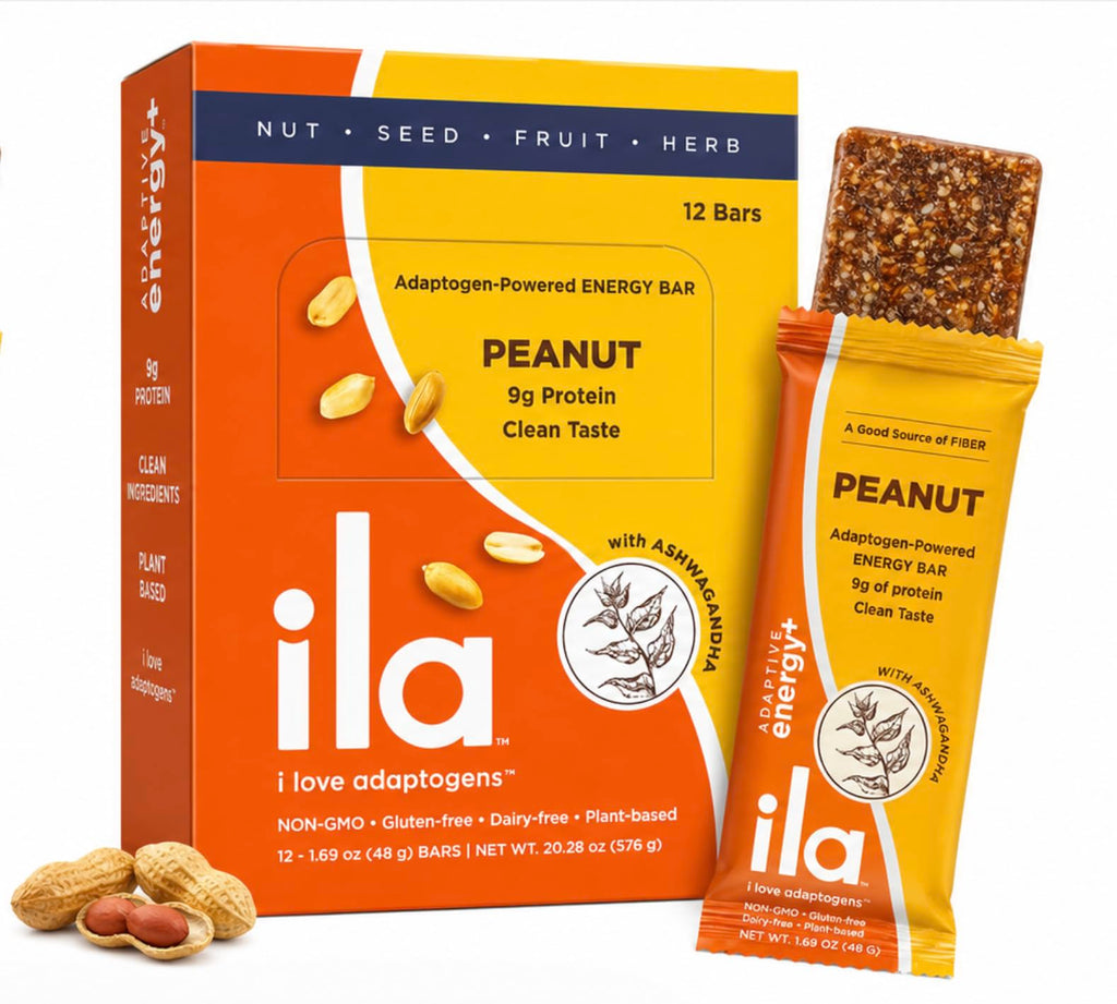 Peanut & Chocolate Adaptogen Energy Bar – 9g Plant Protein