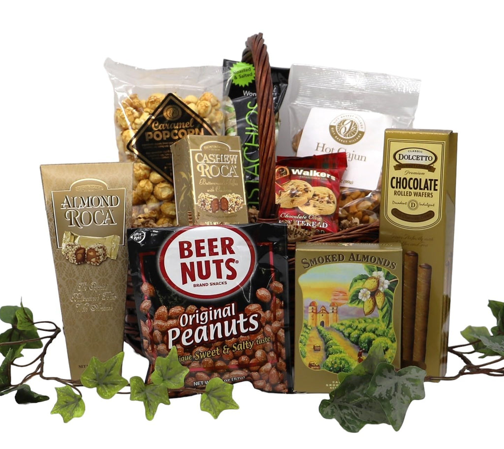 Sweet & Salty Gift Basket – Snacks, Nuts & Candies