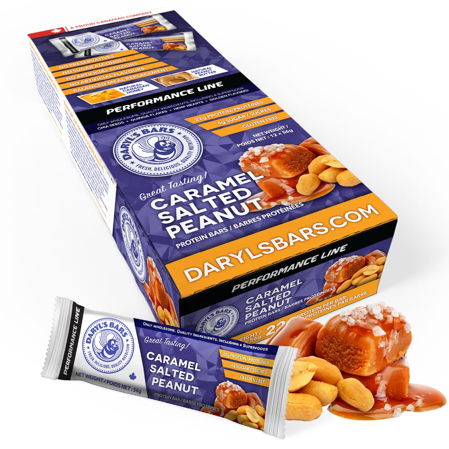 Daryl's Bars Sweet and Savoury Bars best combo of tastes and Energy