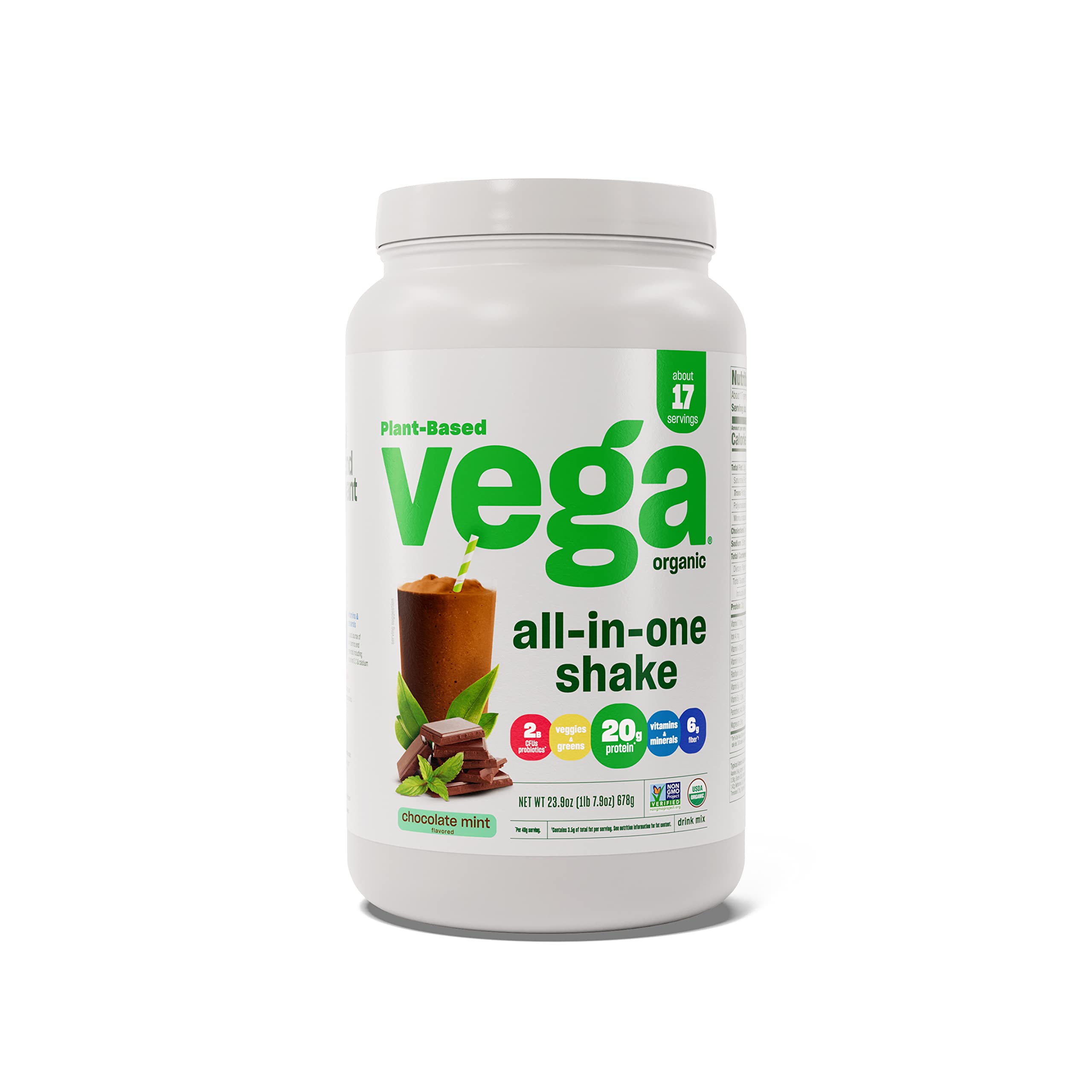 Organic Vegan All-in-One Protein Powder – Superfood Blend