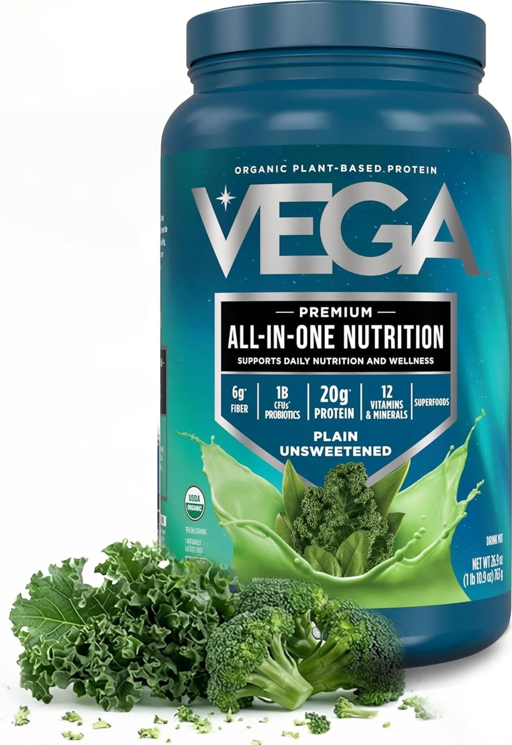 Organic Vegan All-in-One Protein Powder – Superfood Blend