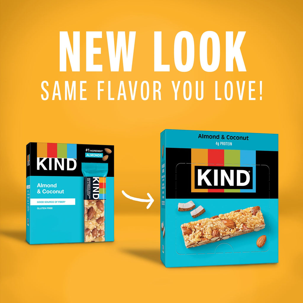 KIND Almond & Coconut Bars, Low Glycemic Index, Gluten Free Bars