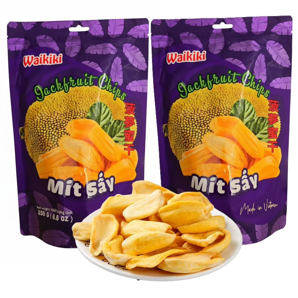 Organic Dried Jackfruit Chips – Unsweetened Crunchy Snack