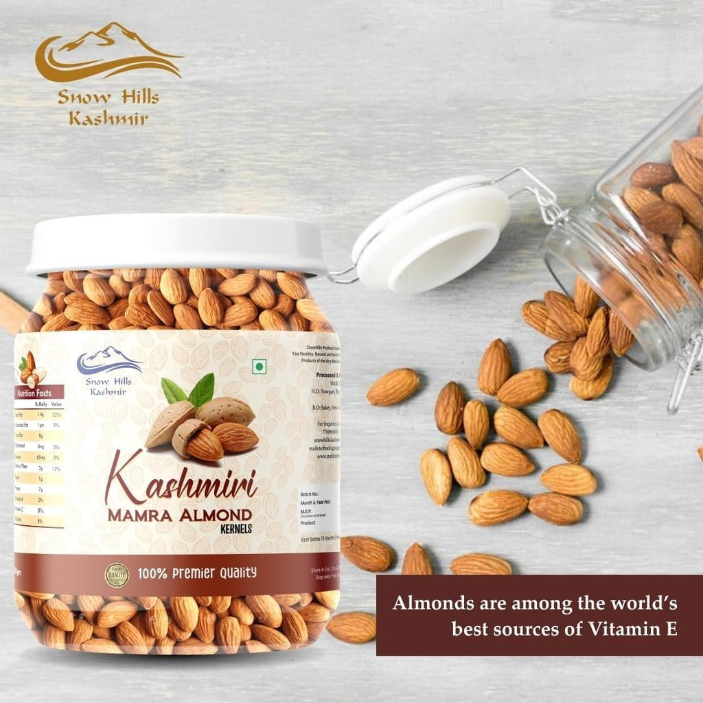 Organic Kashmir Mamra Almonds – Natural Raw Badam