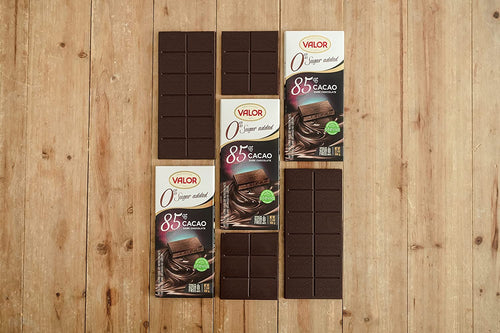 85% Cocoa Dark Chocolate – No Added Sugar, 100g
