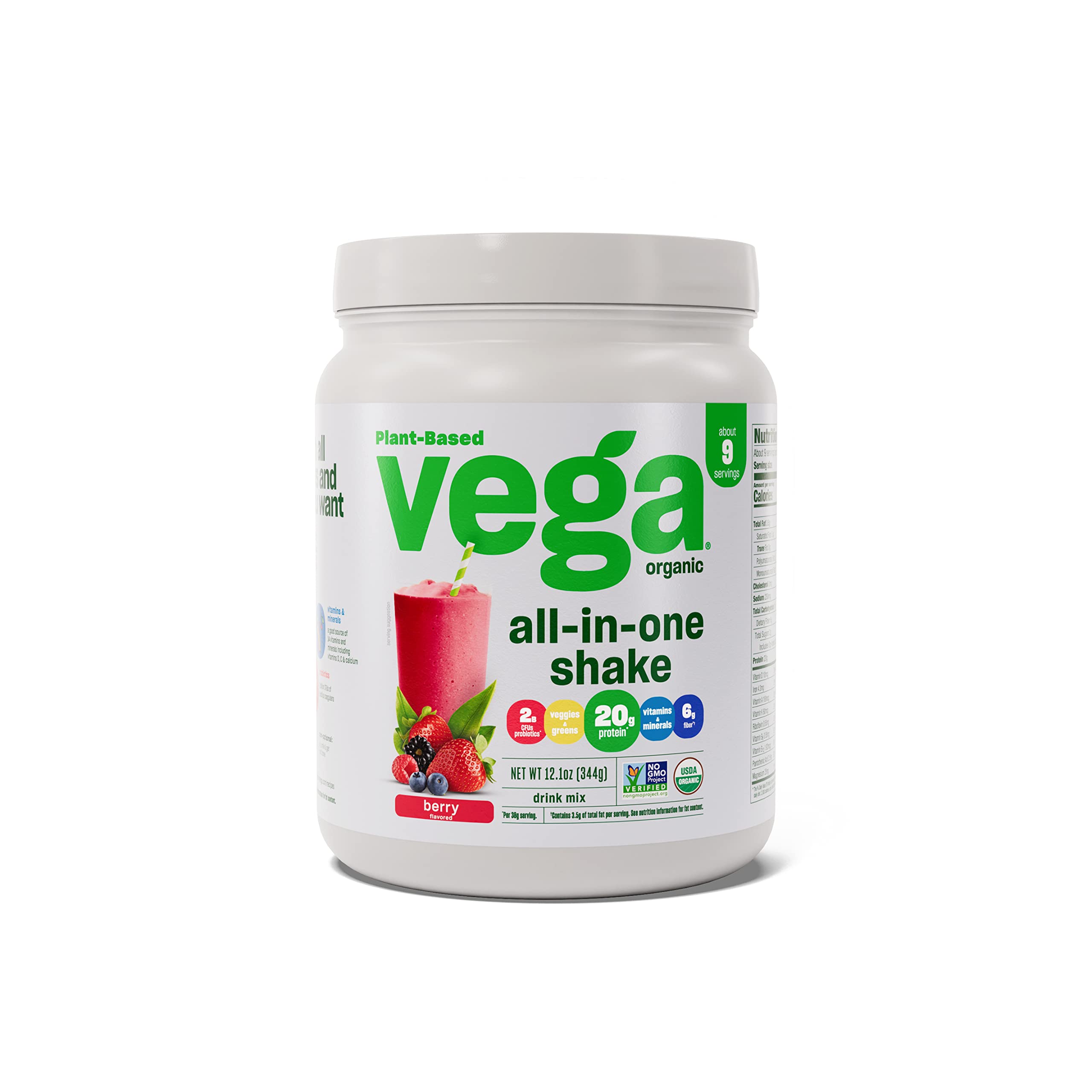 Organic Vegan All-in-One Protein Powder – Superfood Blend