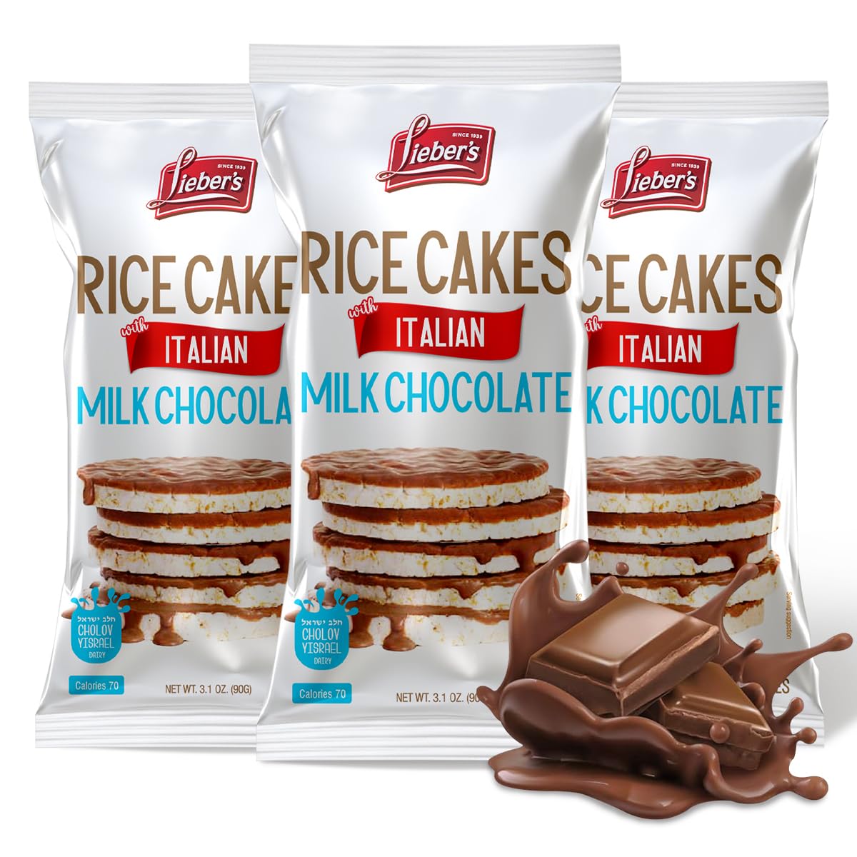 Thin Chocolate Rice Cakes – Gluten-Free Snack