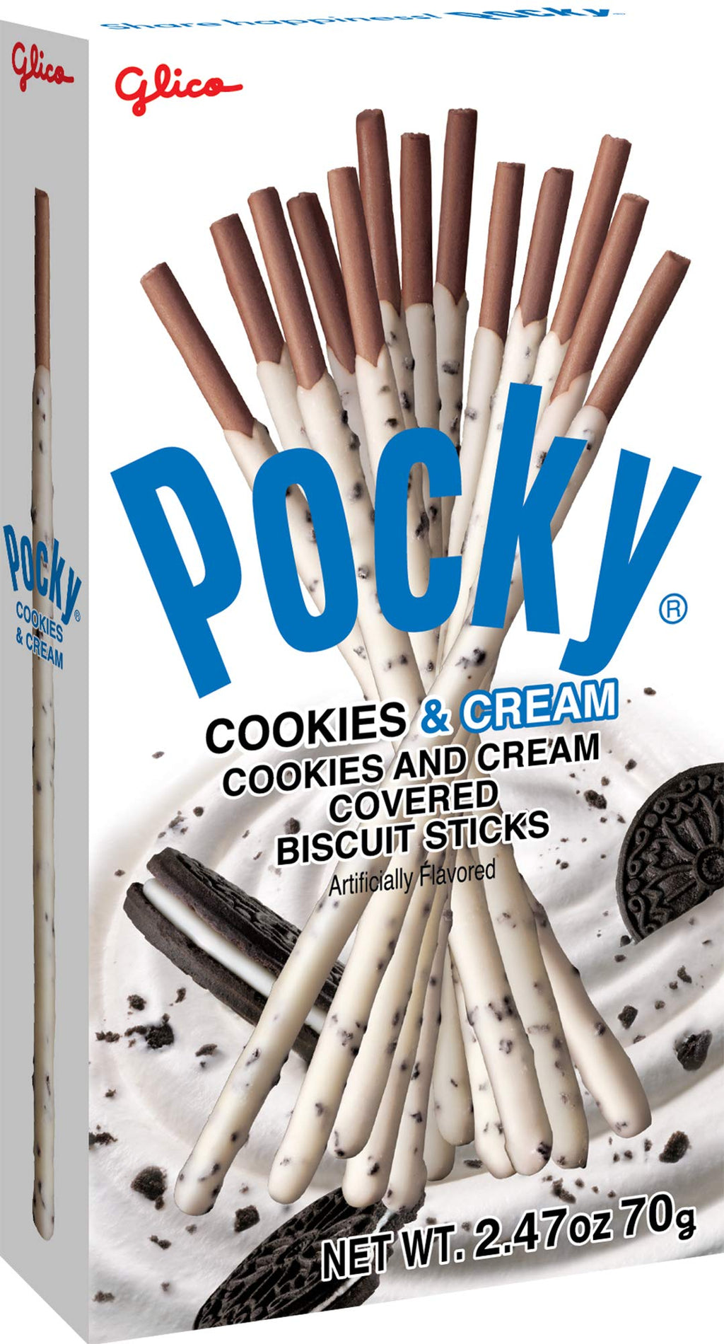 Glico Cookie And Cream Covered Biscuit Sticks