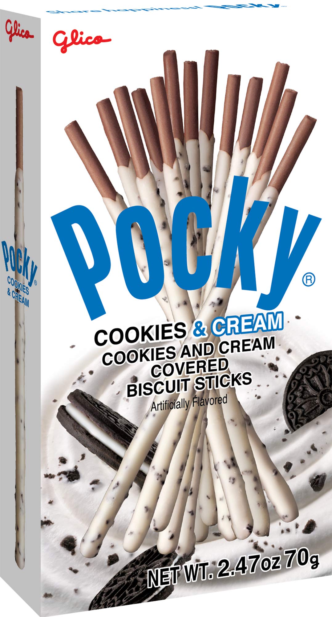 Glico Cookie And Cream Covered Biscuit Sticks