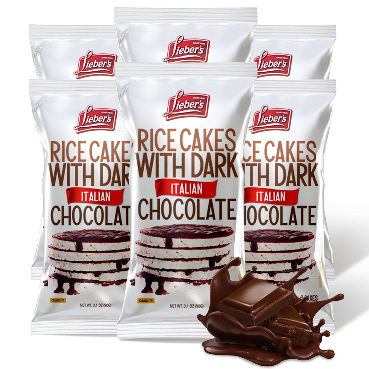 Thin Chocolate Rice Cakes – Gluten-Free Snack
