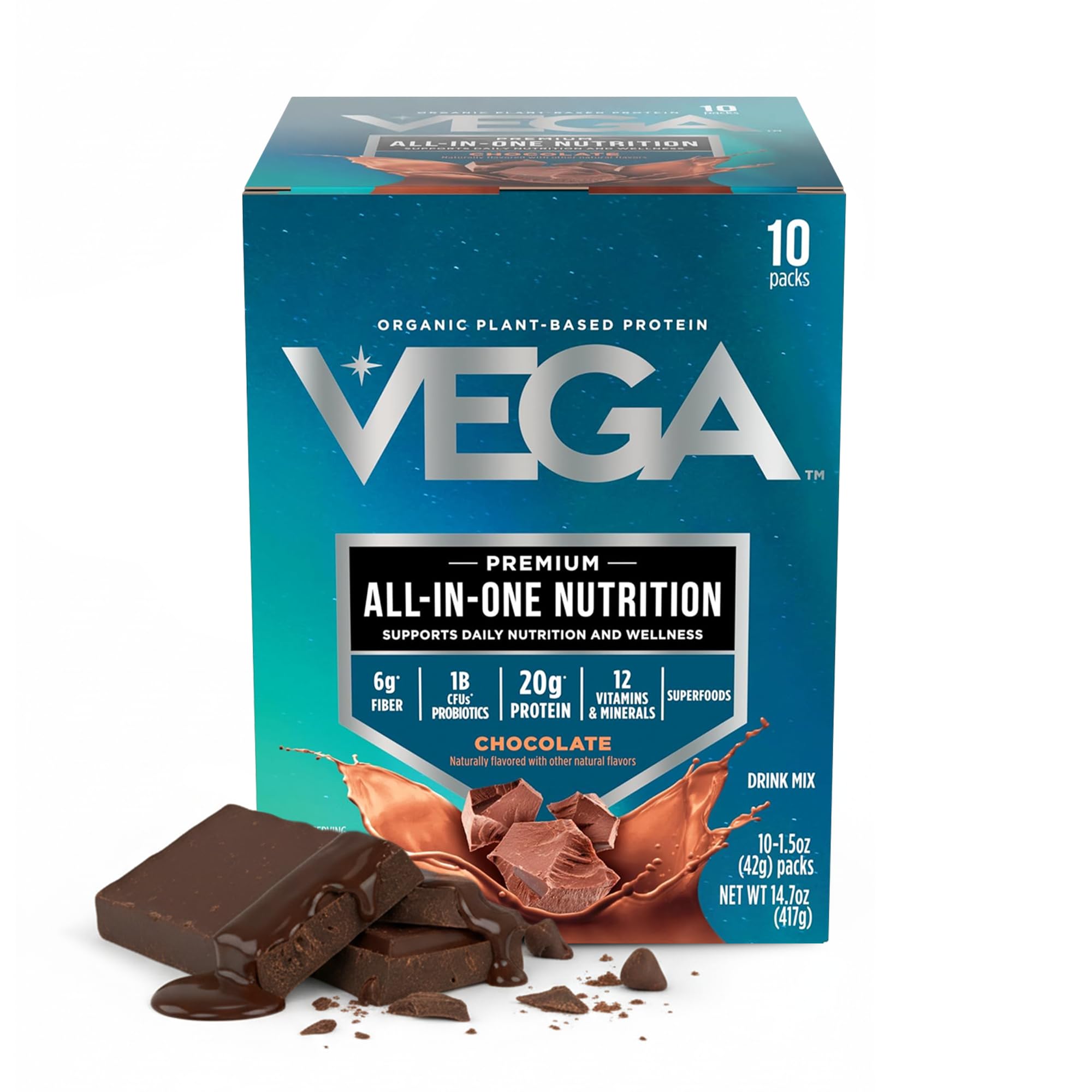 Organic Vegan All-in-One Protein Powder – Superfood Blend