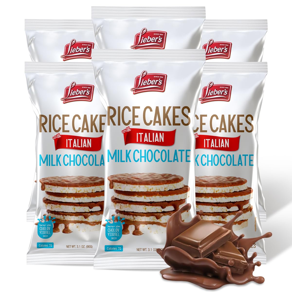 Thin Chocolate Rice Cakes – Gluten-Free Snack