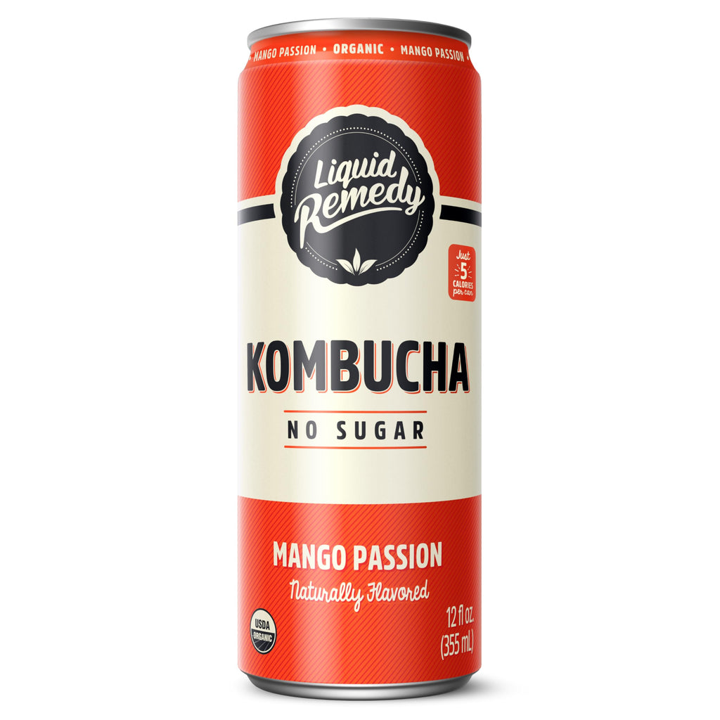 Organic Sugar-Free Kombucha Drink – 355ml