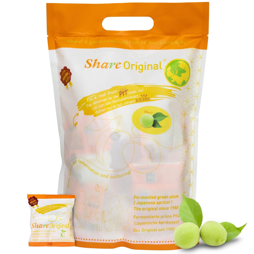 Fermented Green Plum – Whole Japanese Apricot, Individually Wrapped