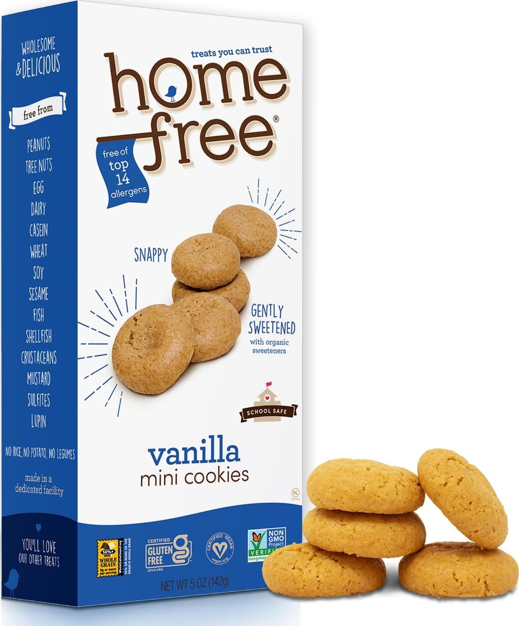 Homefree Double Chocolate Chip Mini Cookies