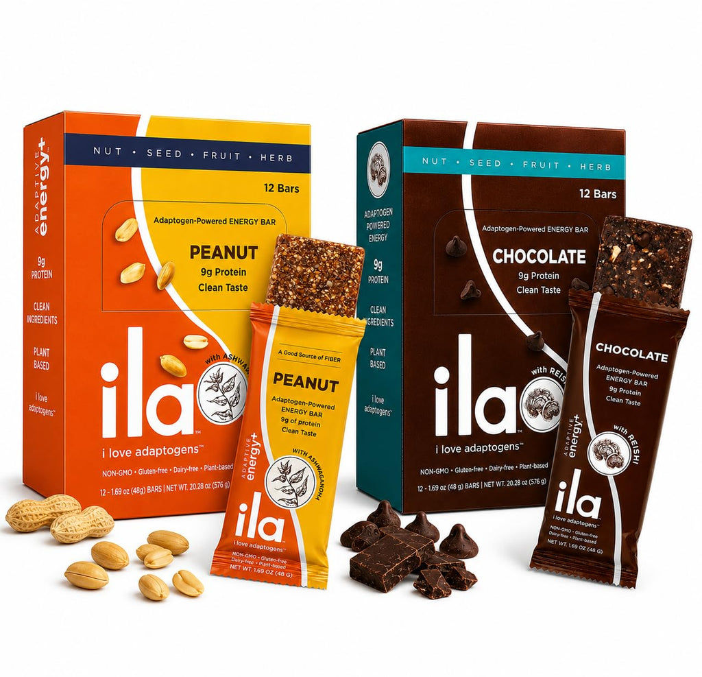 Peanut & Chocolate Adaptogen Energy Bar – 9g Plant Protein