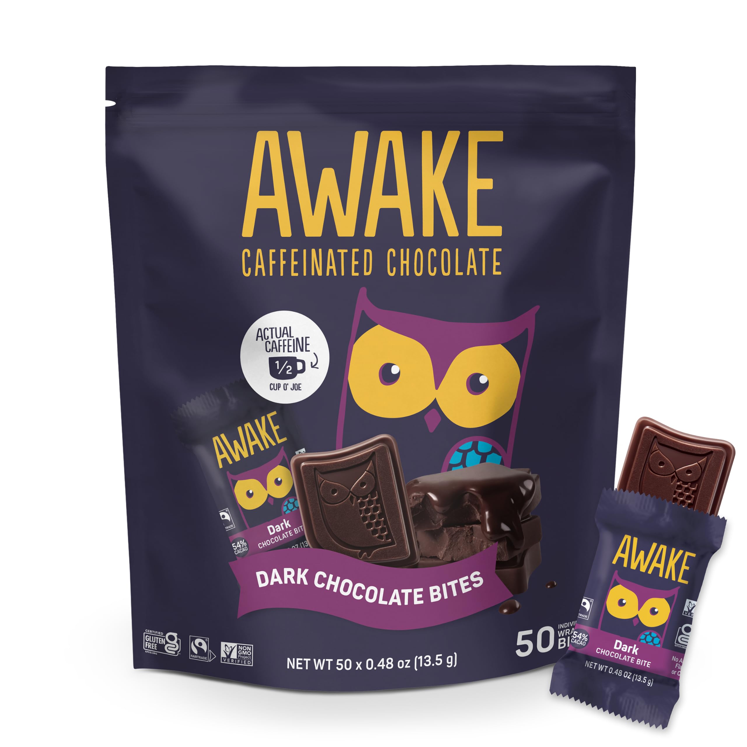AWAKE - Caffeinated Chocolate Bites