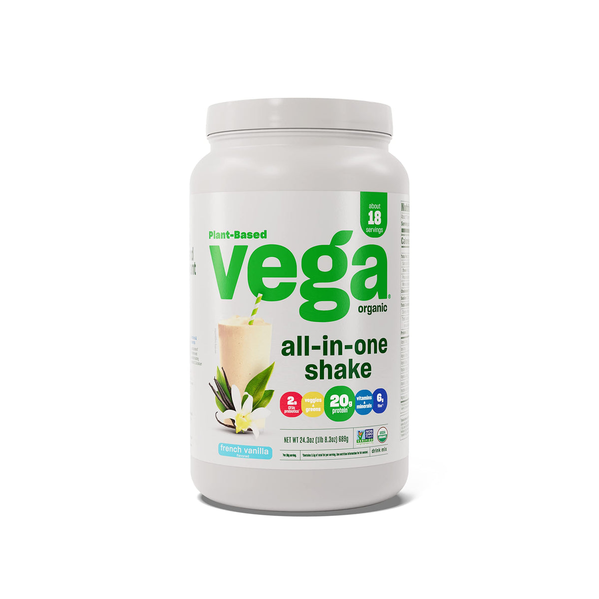 Organic Vegan All-in-One Protein Powder – Superfood Blend