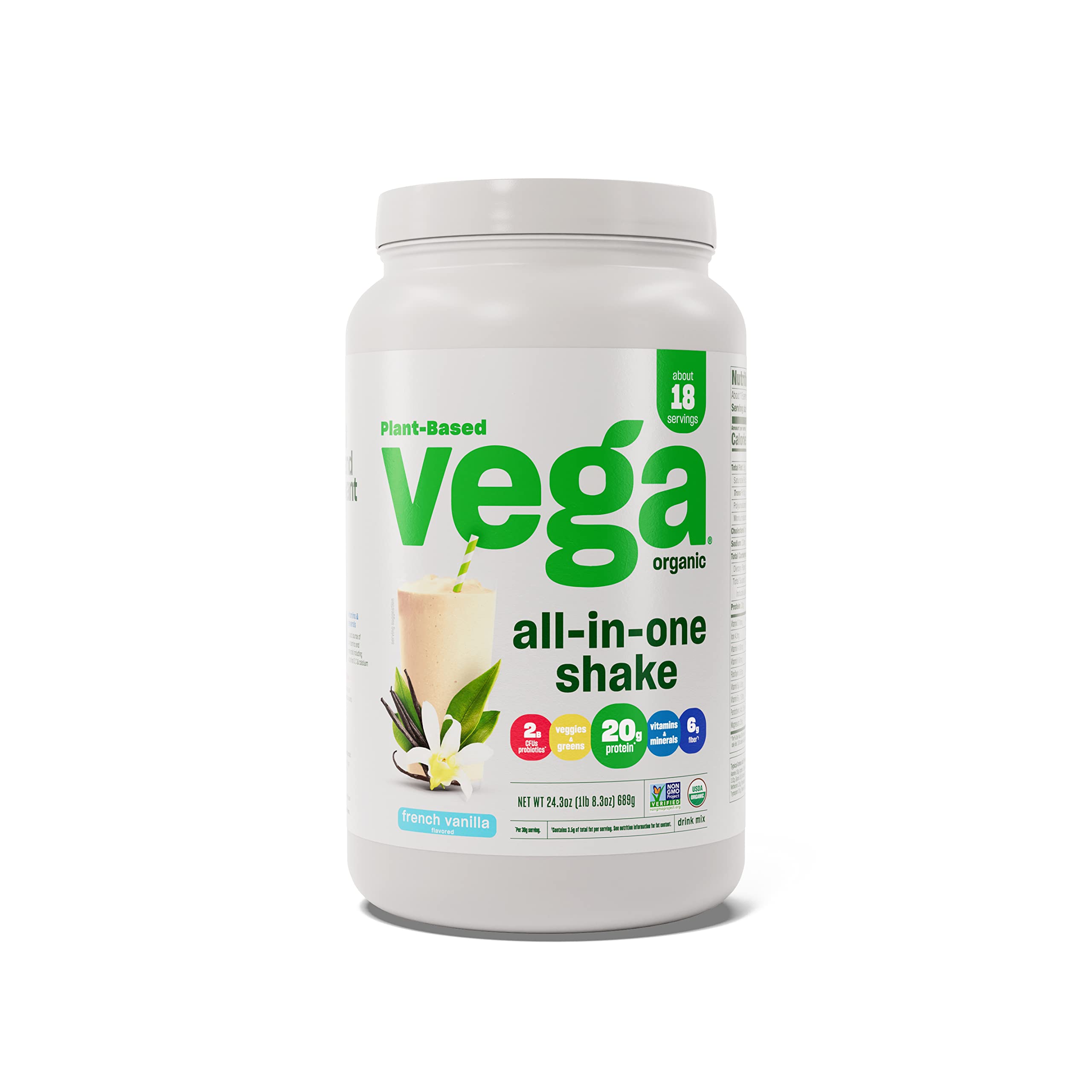 Organic Vegan All-in-One Protein Powder – Superfood Blend
