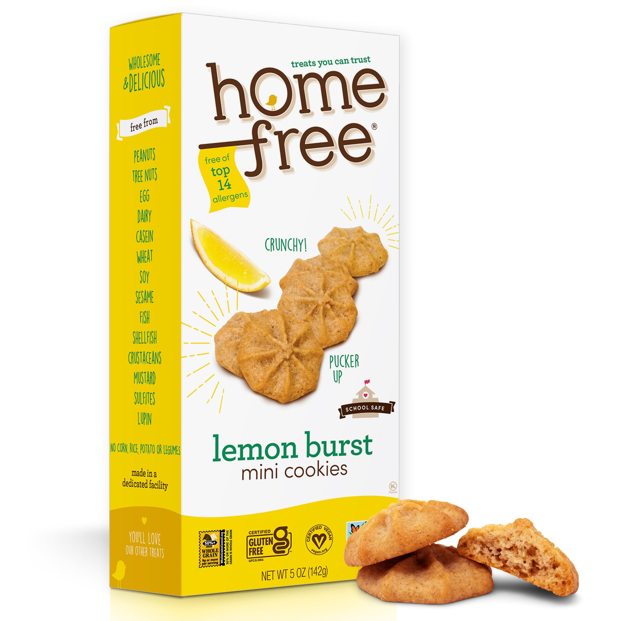 Homefree Ginger Snap Mini Cookies